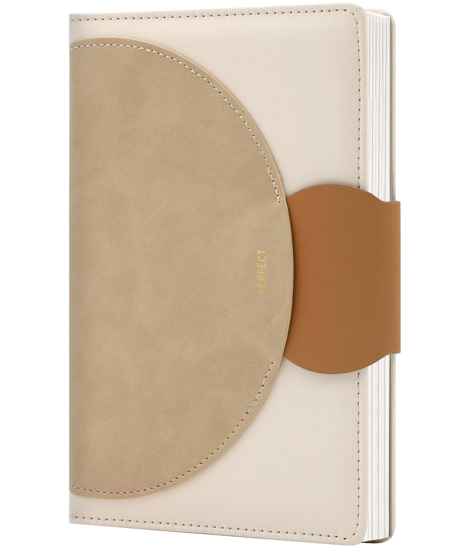 CAGIE Lined Journal for Women, 100GSM Leather Journals for Writing with Buckle Closure,A5 Hardcover Diary Journaling Notebooks for Business Work School Note Taking 5.9
