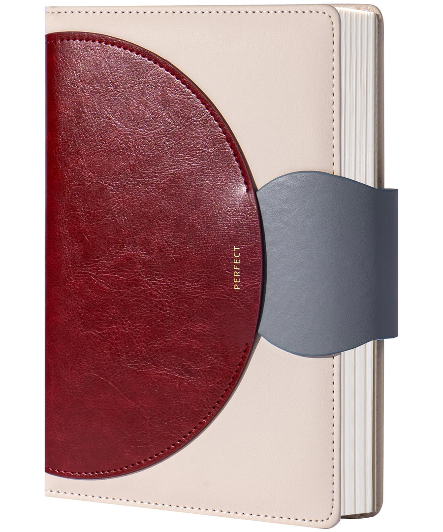 CAGIE Lined Journal for Women, 100GSM Leather Journals for Writing with Buckle Closure,A5 Hardcover Diary Journaling Notebooks for Business Work School Note Taking 5.9