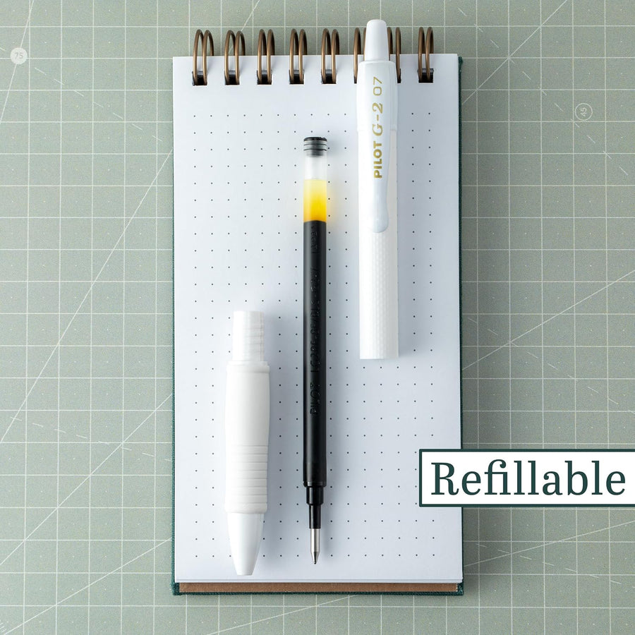 PILOT G2 Edge White Premium Gel Pens