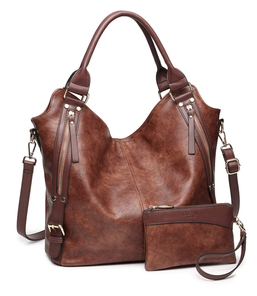 Women Tote Bag Handbags PU Leather Fashion Hobo Shoulder Bags with Adjustable Shoulder Strap