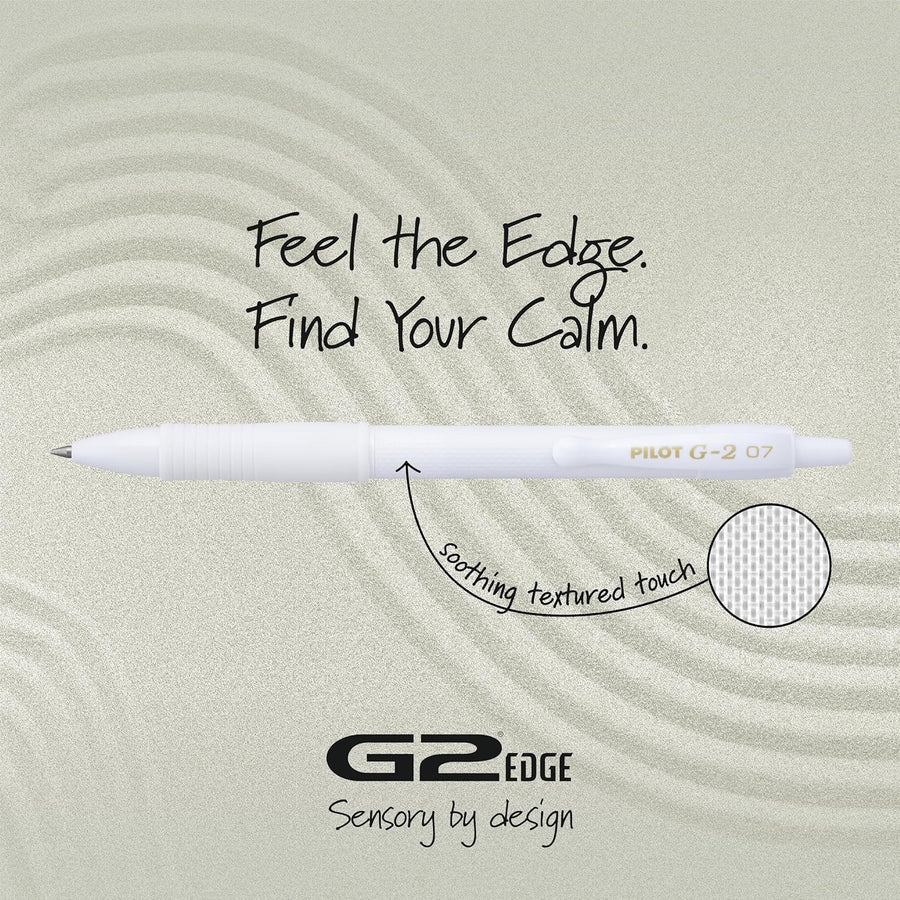 PILOT G2 Edge White Premium Gel Pens
