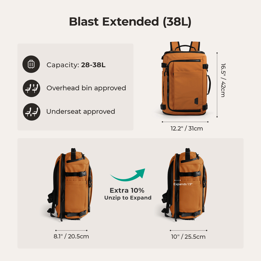 Blast 28-38L Travel Backpack