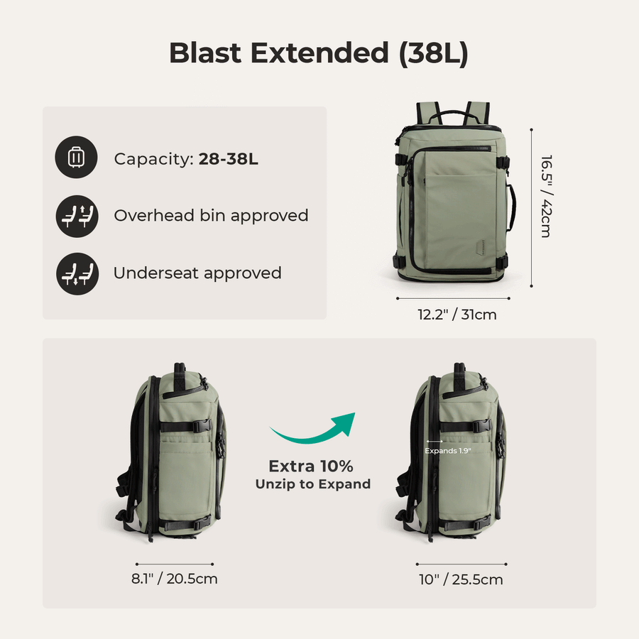 Blast 28-38L Travel Backpack