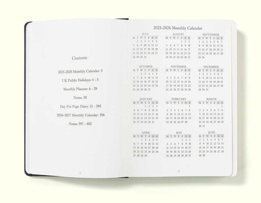 Executive Journal A5 Day Per Page Diary
