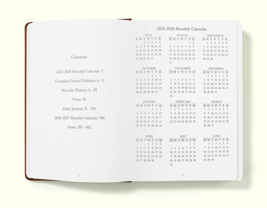 Executive Journal A5 Day Per Page Diary