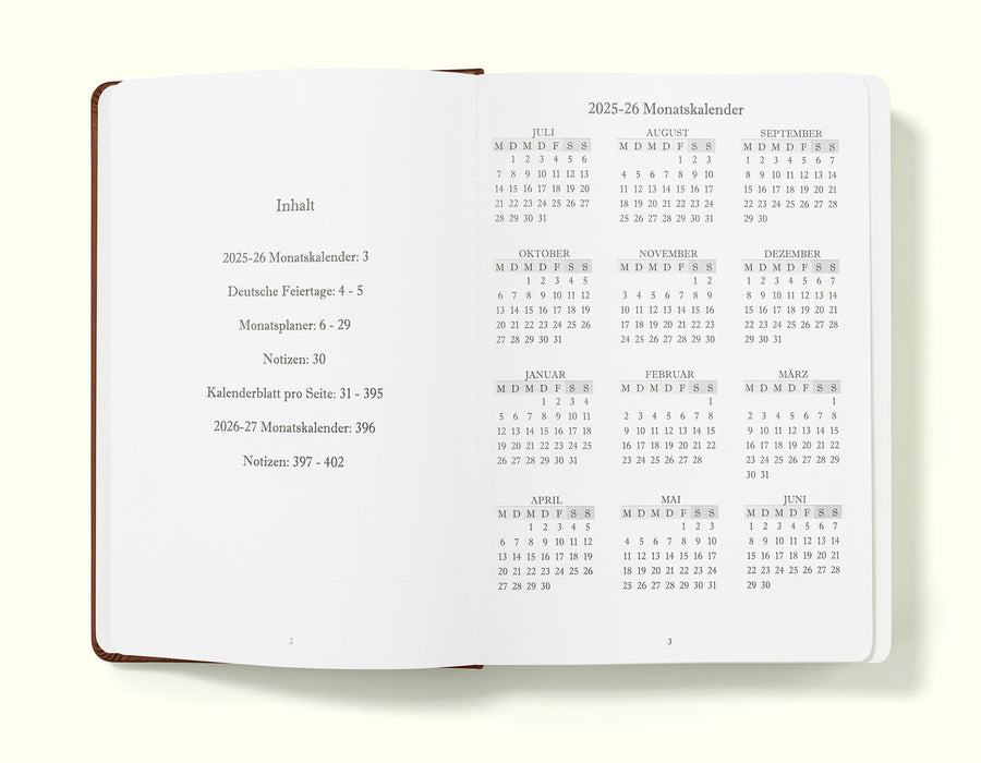 Executive Journal A5 Day Per Page Diary