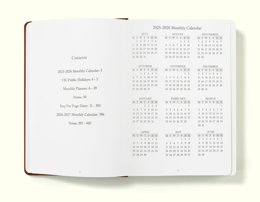 Executive Journal A5 Day Per Page Diary