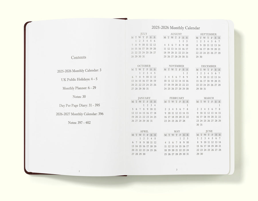 Executive Journal A5 Day Per Page Diary