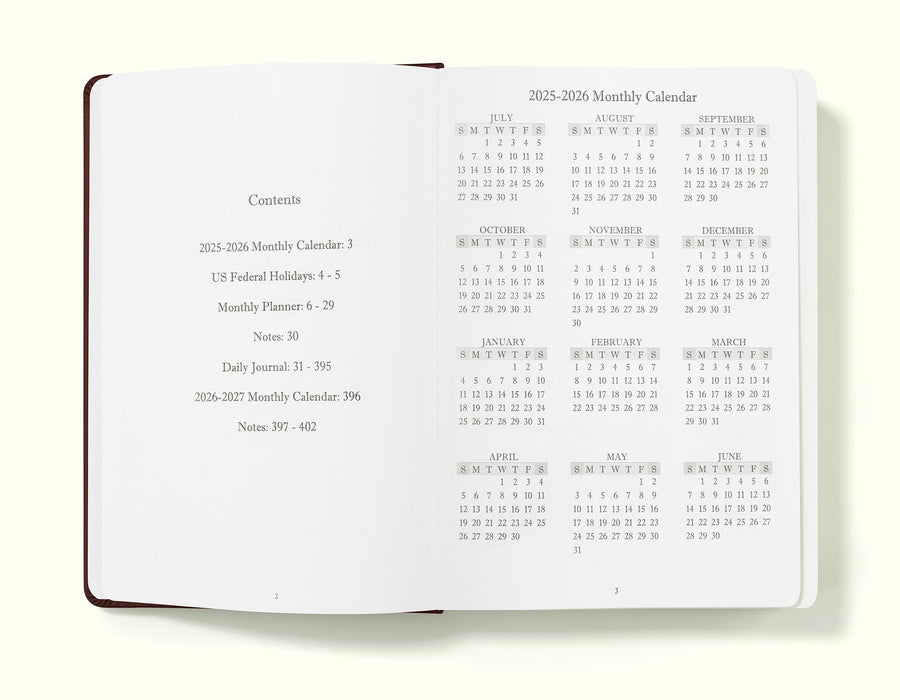 Executive Journal A5 Day Per Page Diary