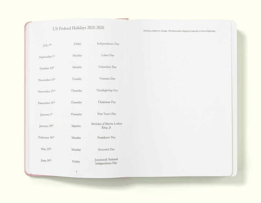 Executive Journal A5 Day Per Page Diary