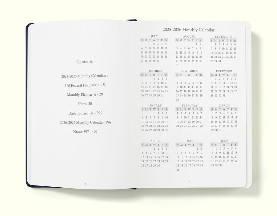 Executive Journal A5 Day Per Page Diary