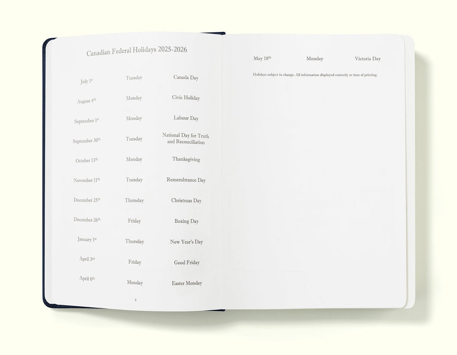 Executive Journal A5 Day Per Page Diary