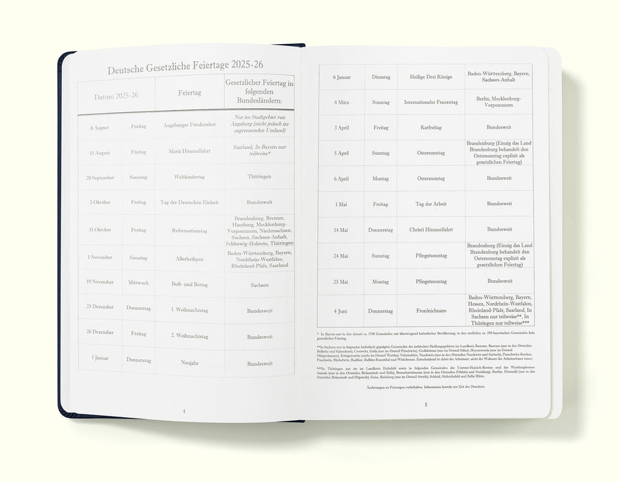 Executive Journal A5 Day Per Page Diary