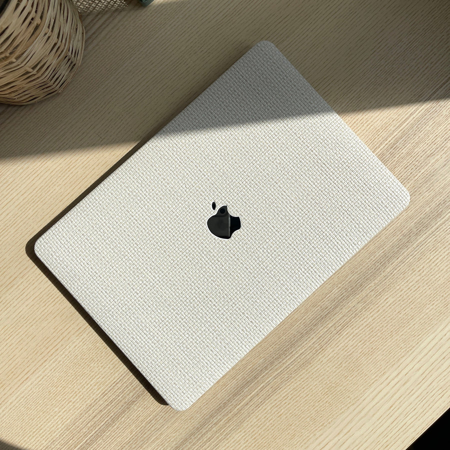 Woven Leather MacBook Case