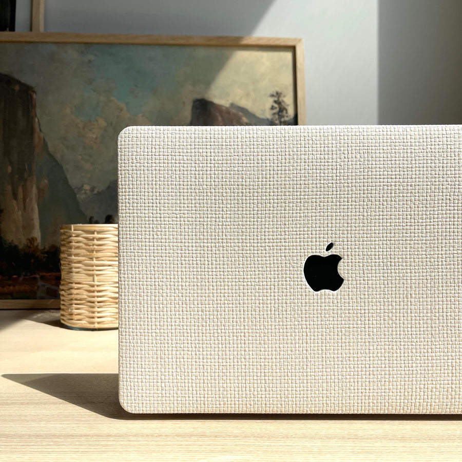 Woven Leather MacBook Case