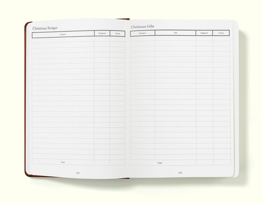 Financial Planner Budget Book