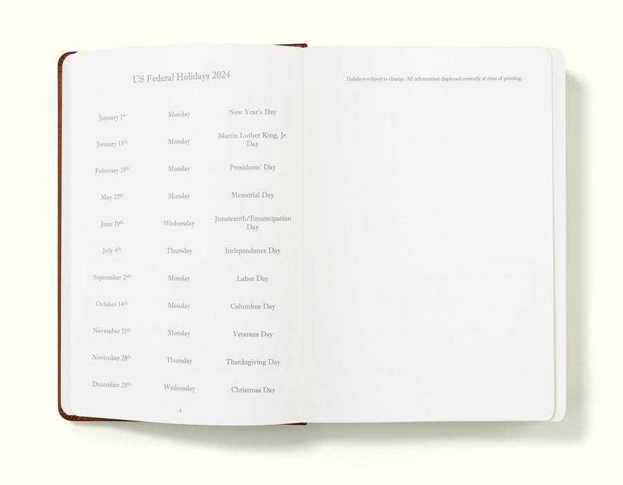Executive Daily Planner Diary
