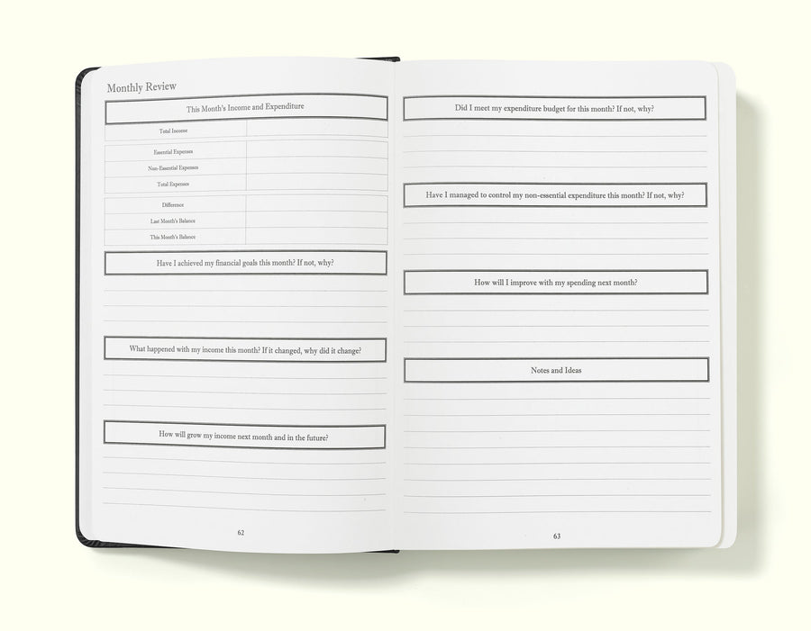 Financial Planner Budget Book