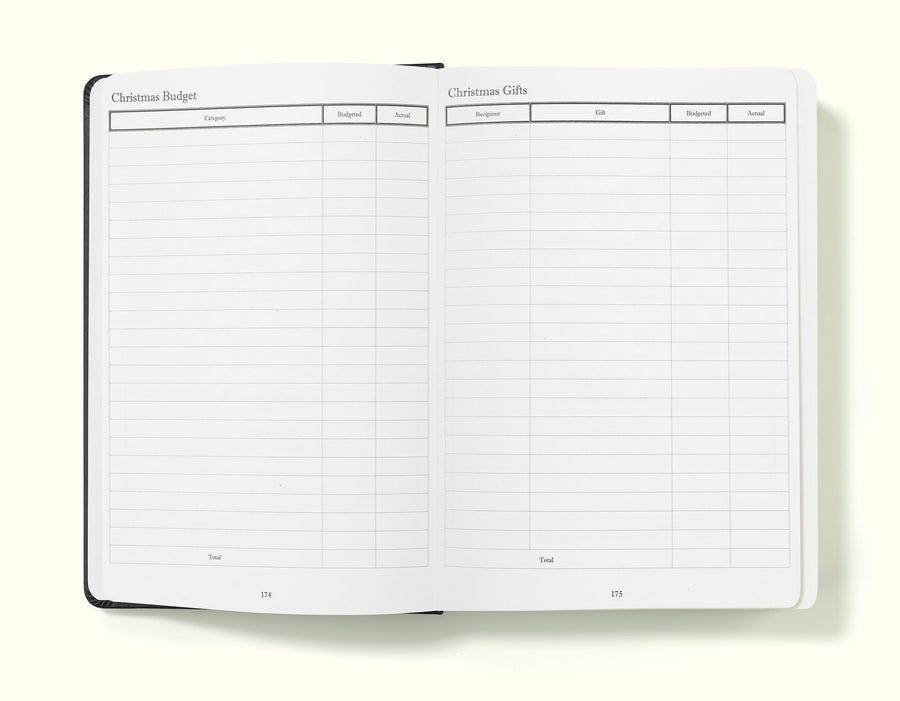 Financial Planner Budget Book