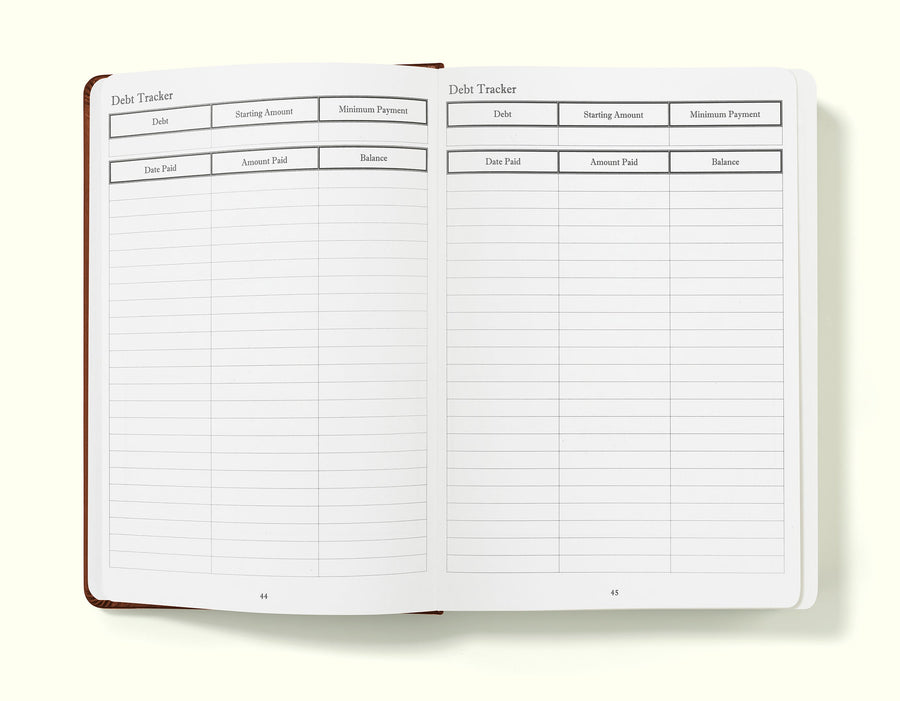Financial Planner Budget Book