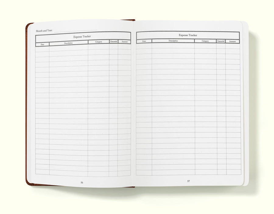 Financial Planner Budget Book