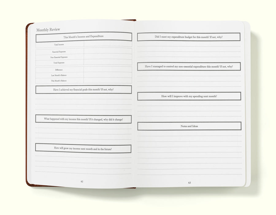 Financial Planner Budget Book