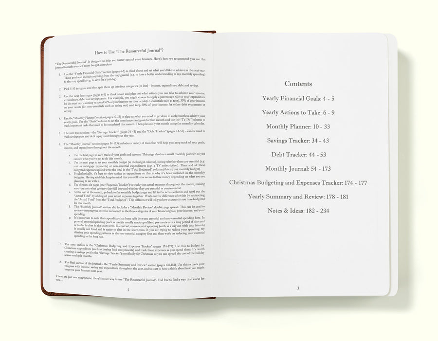 Financial Planner Budget Book